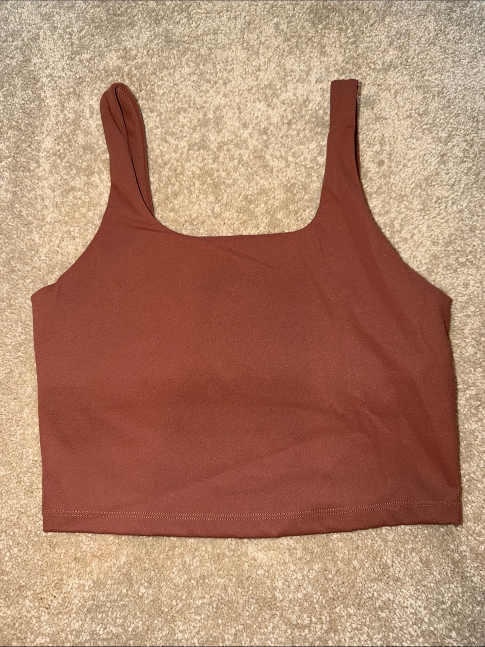 Women's Square Neck Crop Tank Top